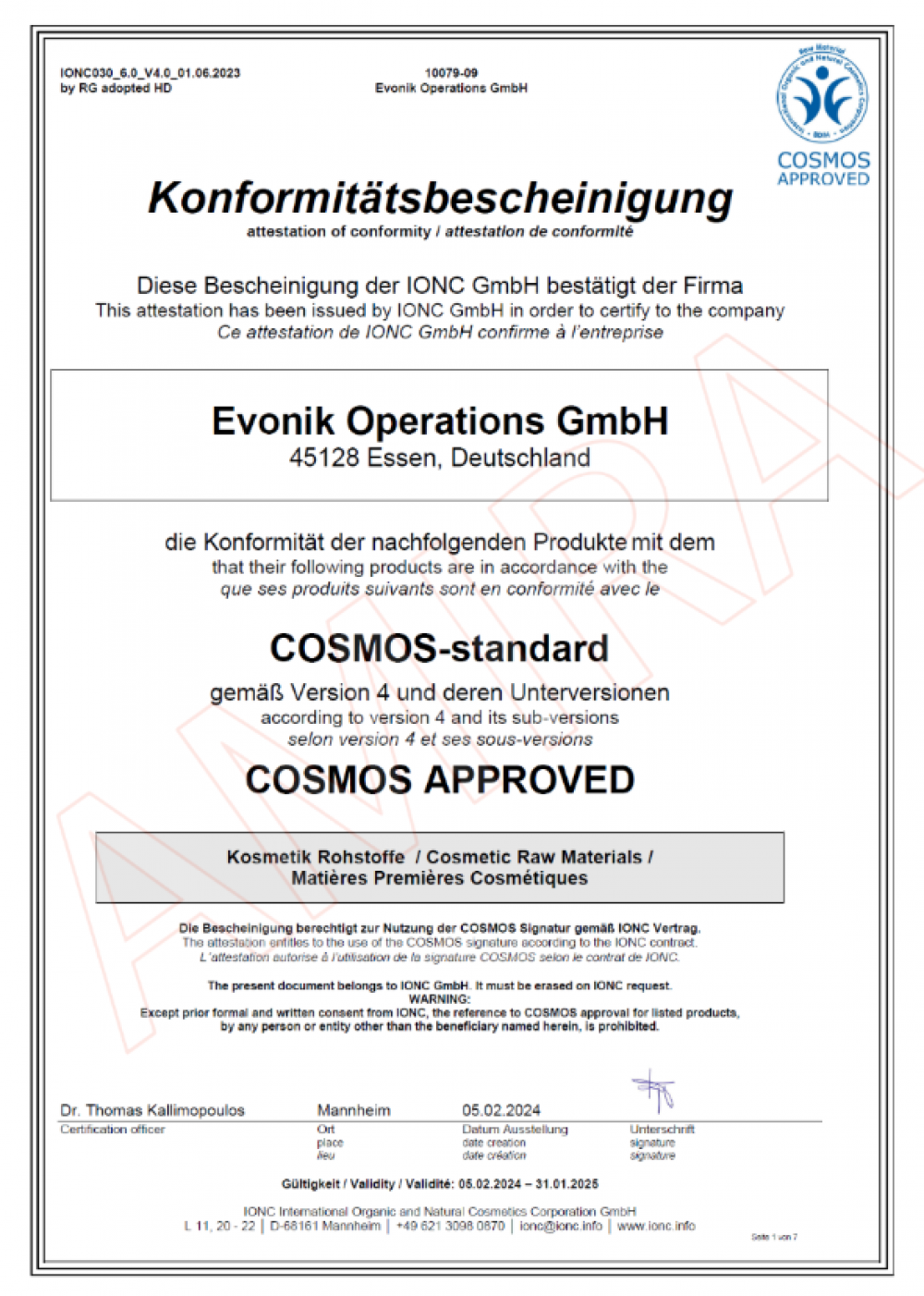 20240205_Evonik_COSMOS 
