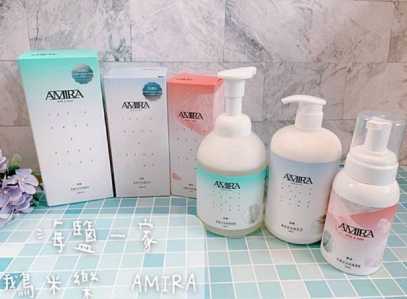 AMIRA鵝米樂｜洗沐保濕慕斯＋保濕身體乳液